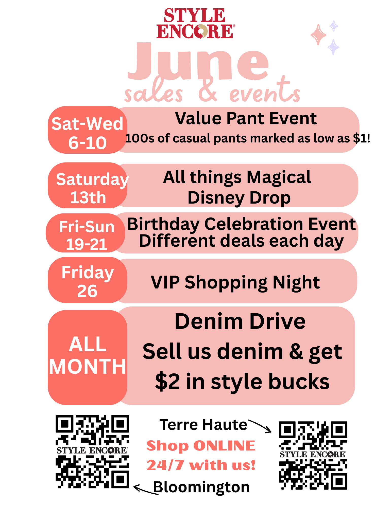 June events